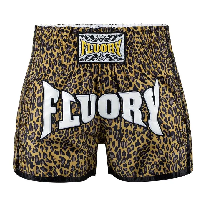 Short de combat imprimé fluoré, short de boxe, patchs brodés, short Muay Thai
