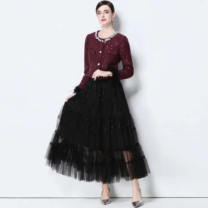 JAMERARY-Ensemble Baroque Deux Pièces pour Femme, Tenue de Marque, Style Boho, Imprimé Floral, Bonne