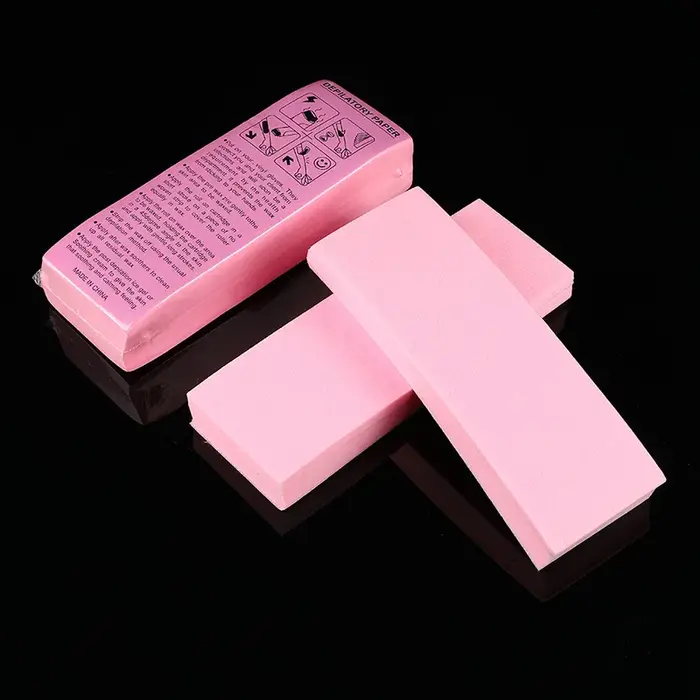 3 couleurs 100 pcs/pack épilation non tissé corps tissu cheveux enlever cire rouleaux de papier épil