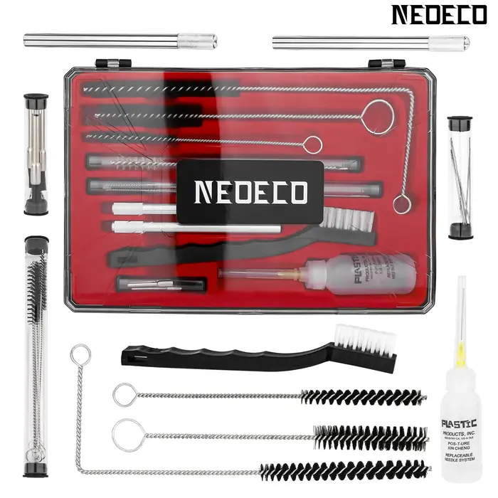 Kit de pistolets à peinture HVLP, odorpulvérisateur professionnel, stockage d'outils pneumatiques, i