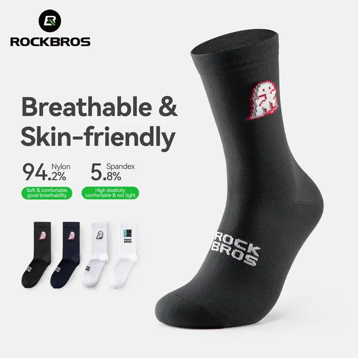 Chaussettes cyclisme chasse ROCKBROS respirantes nylon anti-humidité sport outdoor