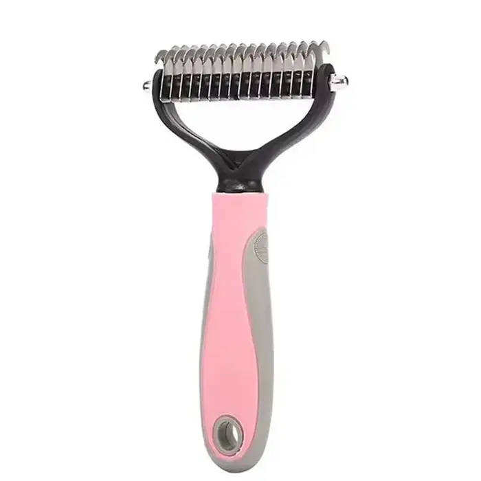 Brosse anti-chute de poils pour chien et chat, peigne de toilettage pour animaux de compagnie, élimi