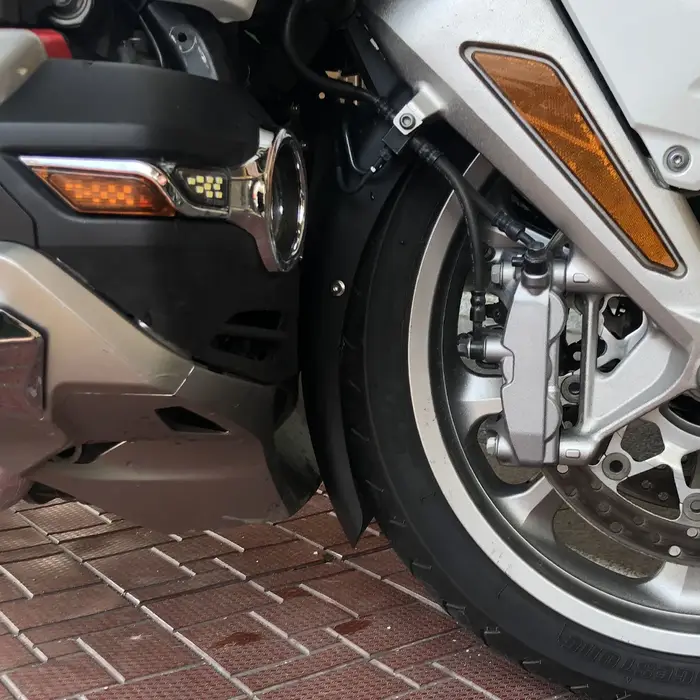 Extension de garde-boue de moto, couvercle de protection contre les éclaboussures de boue, Extension