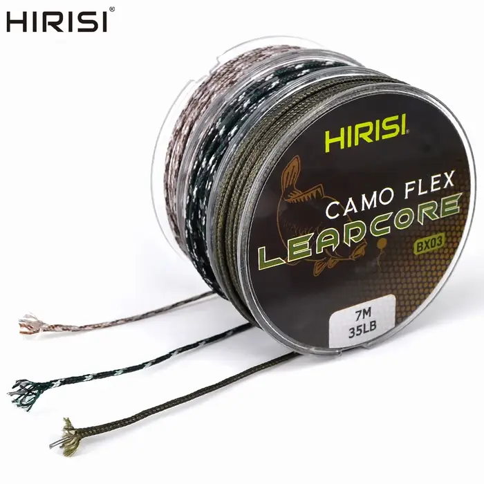 1 Pièce 35LB 7M Leadcore Ligne de pêche matériel de pêche pour fishing rigs Ligne de plomb tressée 3