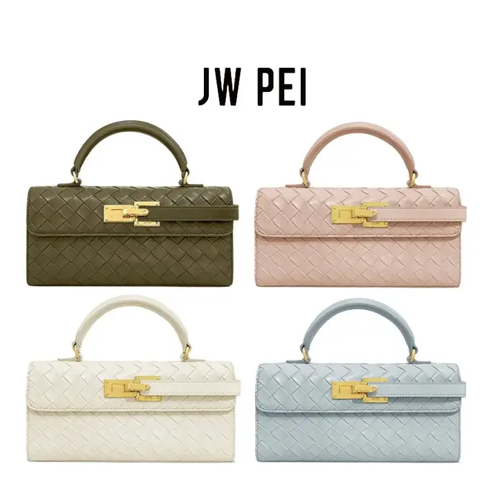 JW PEI Nouveau sac à main en cuir de crocodile haut de gamme, portable, polyvalent, léger, sac à mai
