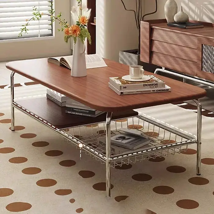 Table basse européenne Unique, Glamour exquis, moderne, Simple, luxe, minimaliste, meubles postmoder