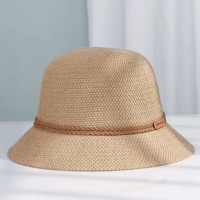 Chapeaux de paille pour femmes, panjamas, protection UV, pare-soleil, chapeaux de plage, mode, visiè