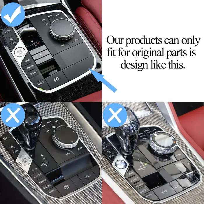 Boîte de rangement de levier de changement de vitesse de Console centrale, Modification pour BMW sér