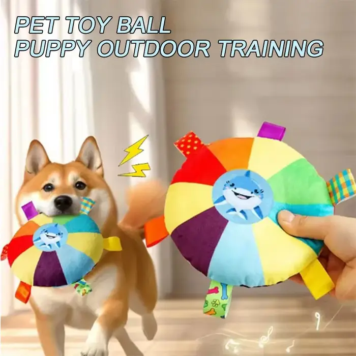 Jouets interactifs en forme de balle avec poignées