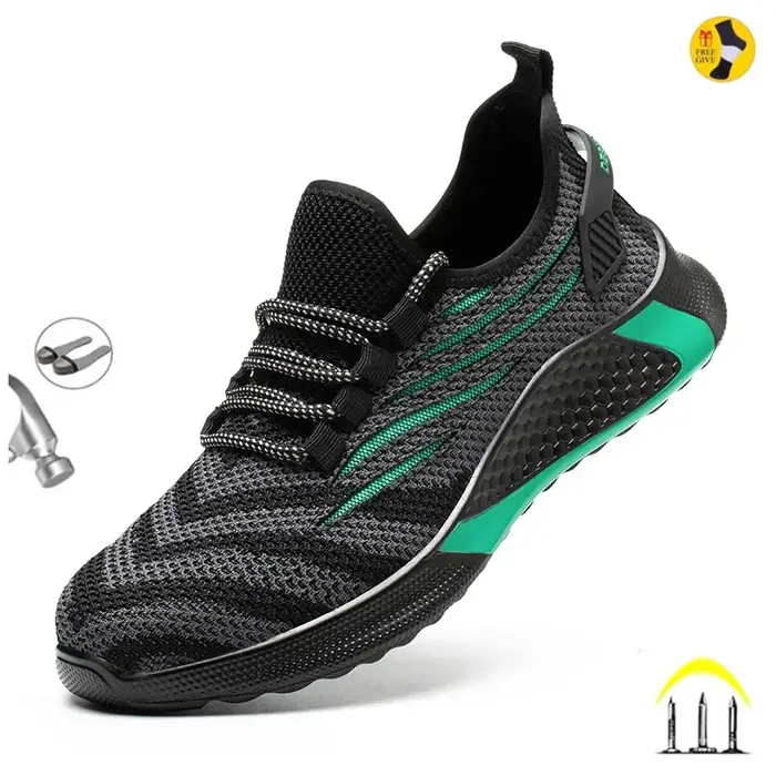 Chaussures de sécurité pour hommes et femmes, bottes de travail à bout en acier, indestructibles, lé