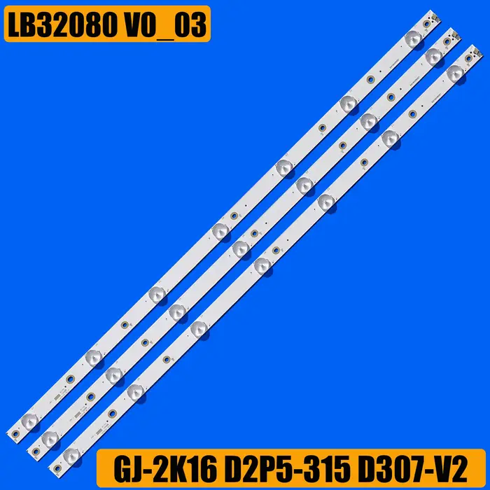 1/5/15 Kit rétroéclairage LED pour 32LJcape B-SA 32LJ500V 32LH500D GEMINI-315 GJ-2K16 32PFS6401 KDL-
