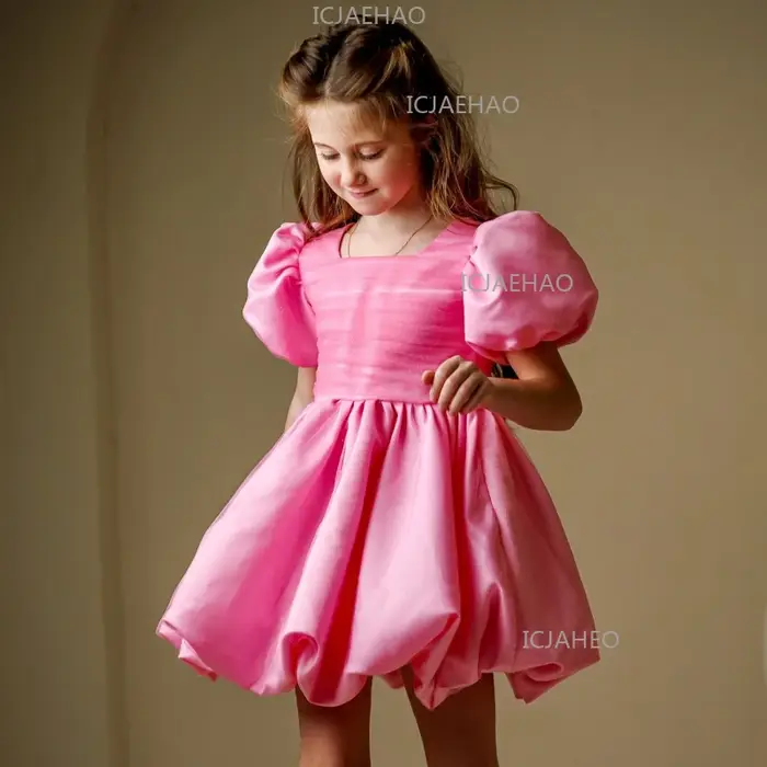 Robe de Princesse pour Enfants 2026, Robe de Cérémonie pour Fille, Robe de Demoiselle d'Honneur, Cos