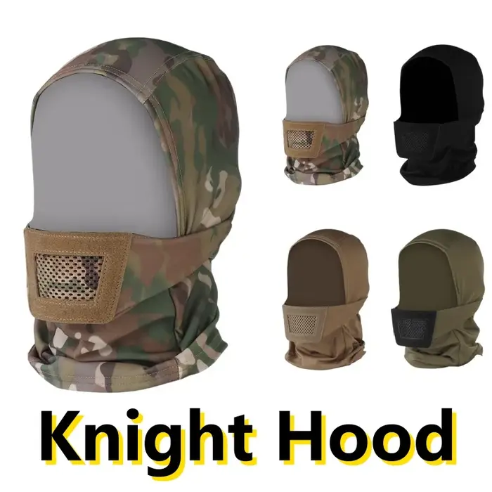 Outdoor Airsoft Mask for Men Sport Mask Headgear Full Face Protection Knight Hea