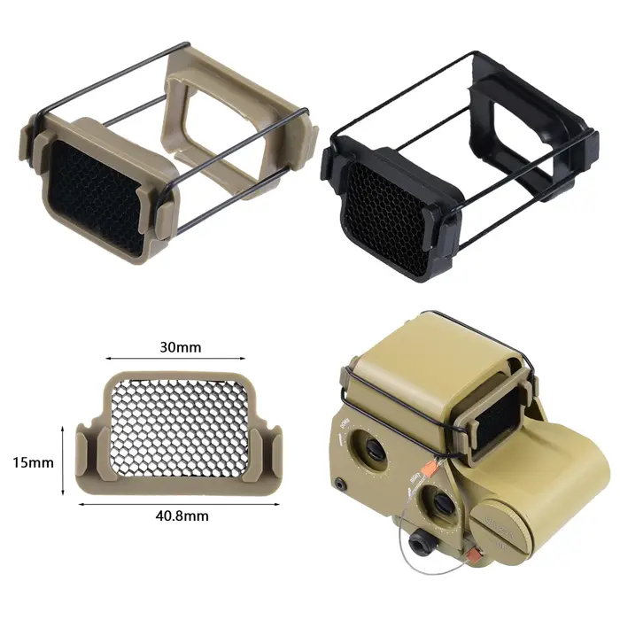 Protection Killflash mesh métal pour viseurs 551 558 552 553 - Anti-reflet XPS2 EXPS2 XPS3 EXPS3 chasse