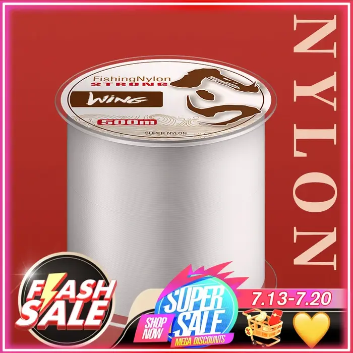 ZUKIBO peche a la carpe,peche en mer,peche carnassiers,leurres de pêche,peche truite,500M Nylon lign