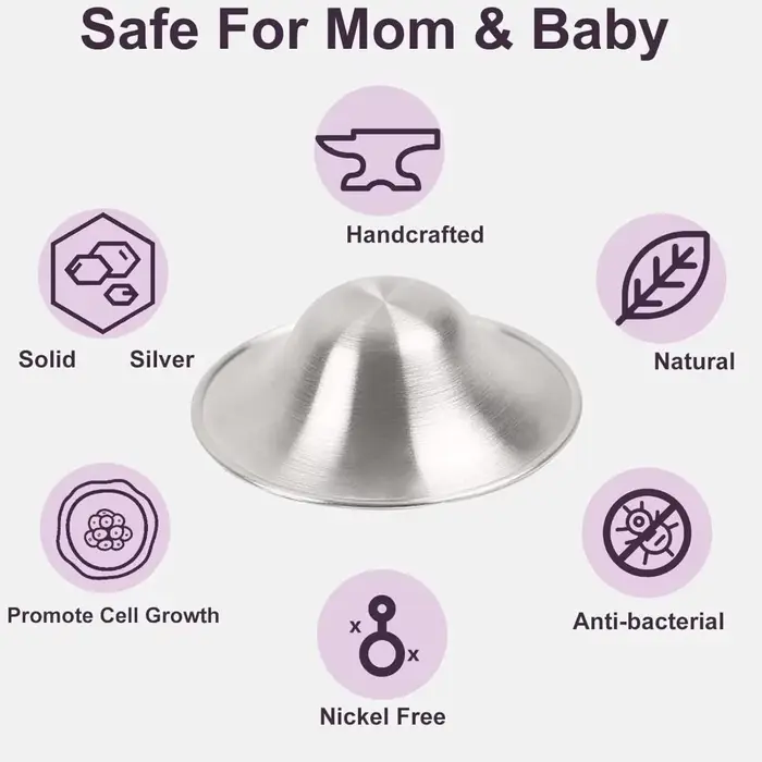ShiPublishSilver-Couvre-tétons d'allaitement pour toutes les mamans, Couvertures originales faciles 