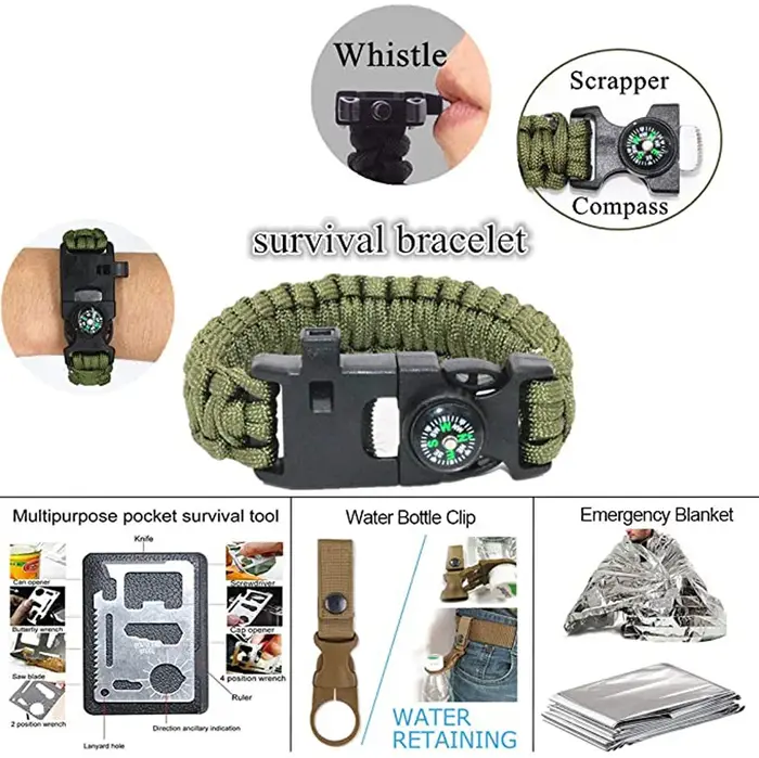 Équipement de camping, kit de survie