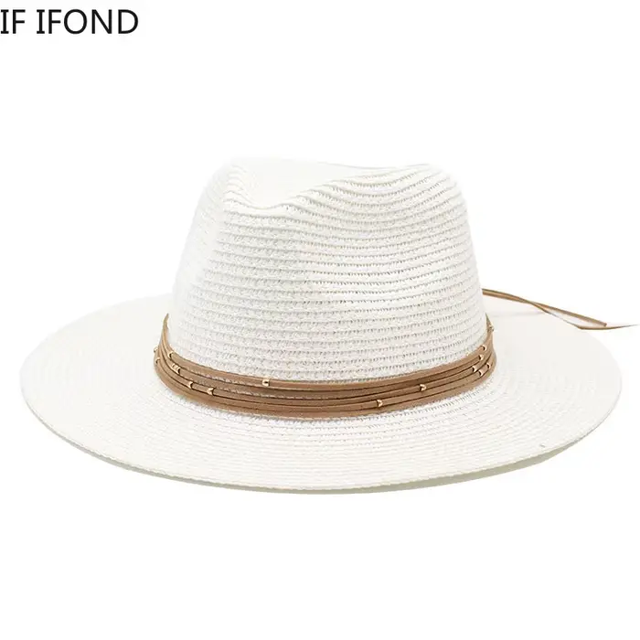 Chapeau De paille De grande taille 60CM 7cm, rafraîchissant, pour la plage, le soleil, pour les fête