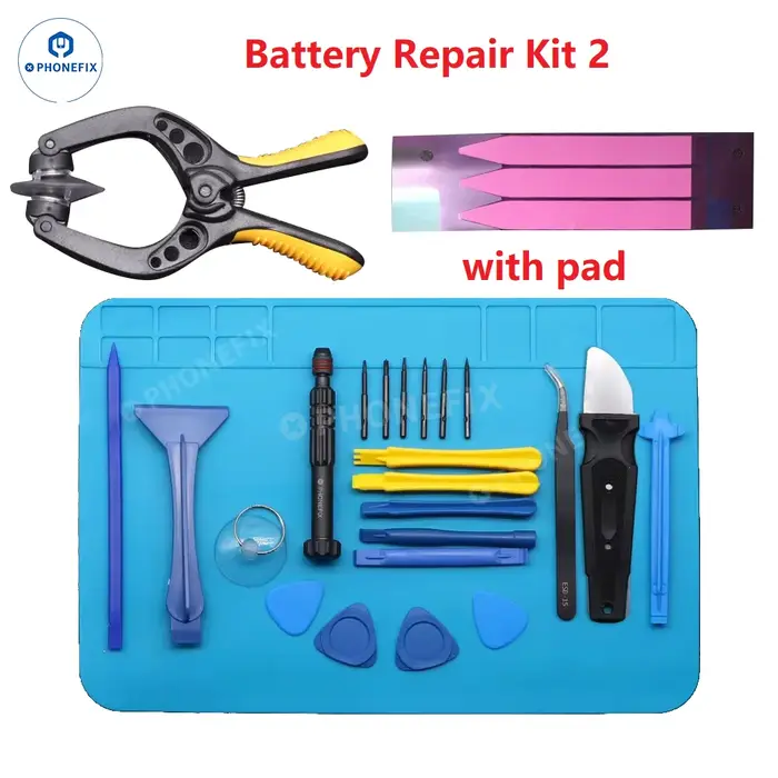 Kit professionnel de réparation d'écran de téléphone portable, kit d'outils de démontage pour iPhone