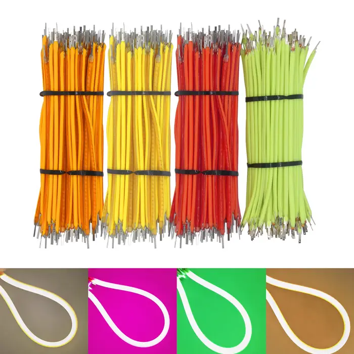 10 pièces 60mm 80mm 95mm 130mm 145mm 185mm 260mm 300mm LED Edison ampoule pièces de lampe DC3V LED a