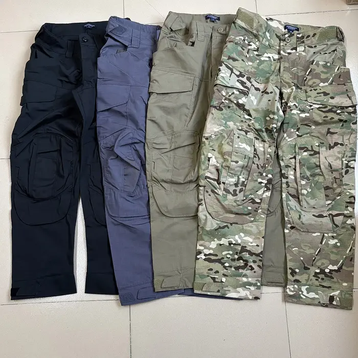 Pantalon tactique feuilles assault printemps automne - résistant randonnée chasse fonctionnel homme