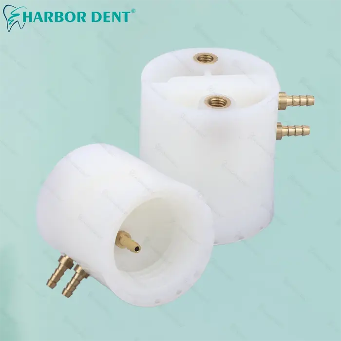 Couvercle de bouteille d'eau dentaire, unité de chaise de dentiste, bouchon de bouteille Transparent en plastique blanc, équipement de produit de dentisterie