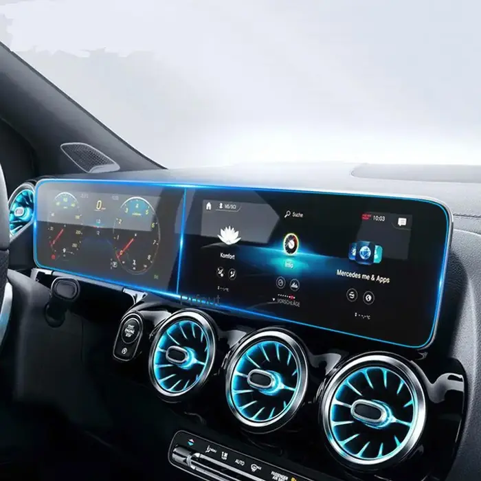 Film de protection en verre trempé pour écran de Navigation de voiture, pour Mercedes Benz GLE GLS G