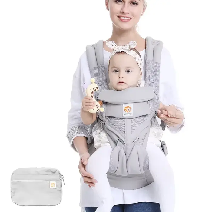 Egobaby-Sac à dos ergonomique respirant en coton Omni Baby Electrolux, support initié, ceinture à la