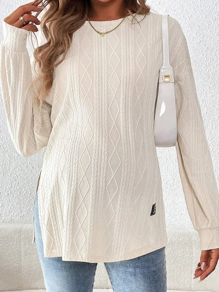 Vêtements de maternité, robe pour femmes enceintes, vêtements de grossesse, haut à col rond à manche