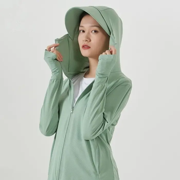 Vêtements de pêche d'été pour femmes protection solaire anti-uv upf 50+ respirants randonnée sports de plein air maillot de pêche