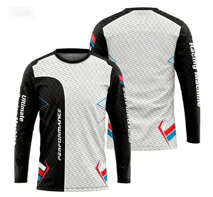 Hauts à manches longues pour moto, vêtements pour hommes et femmes, maillot de vélo de montagne, res