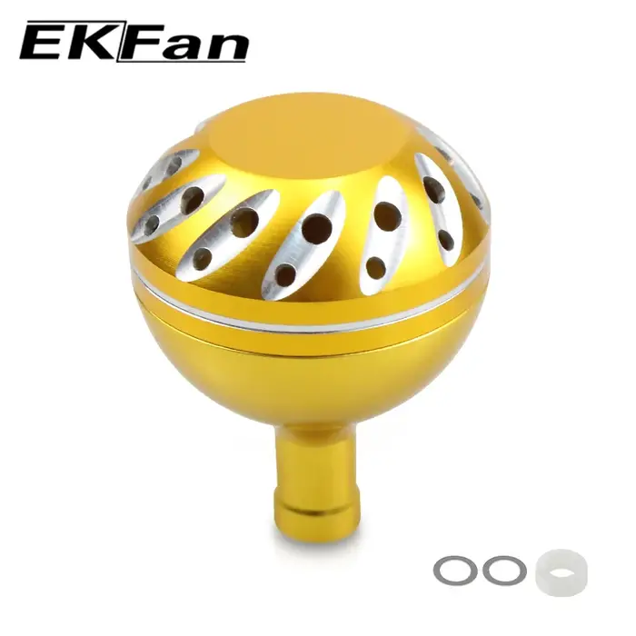 EKfan 30/35/38mm poignée de pêche bouton en métal pour DAI & SHI filature Baitcast moulinet pêche Ro