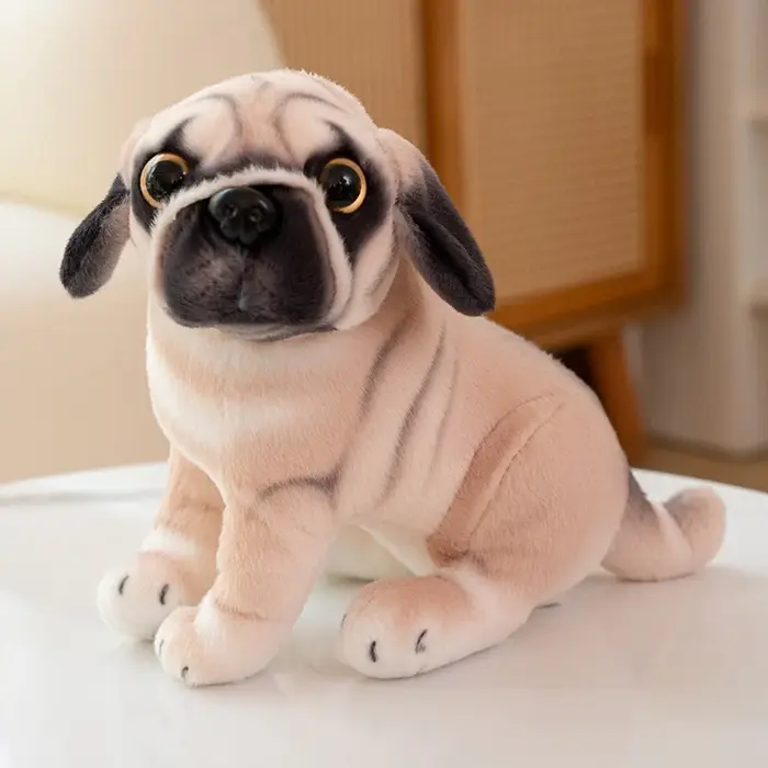 Chien en peluche Kawaii, 20cm, 8 pouces, bébé, daltravaillait en, bouledogue, BeaurChihuahua, animal