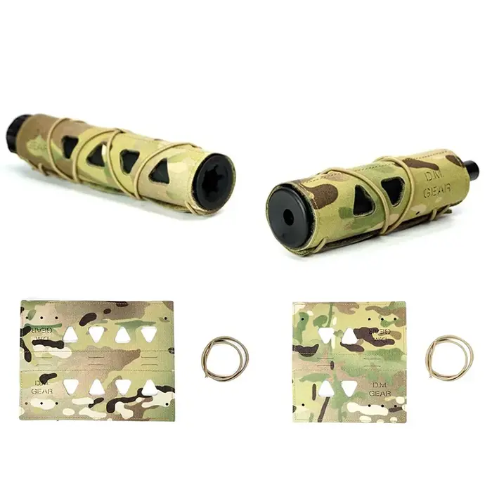 Manchon thermique camouflage silencieux DMgear pour réducteur de son airsoft accessoire chasse tactique