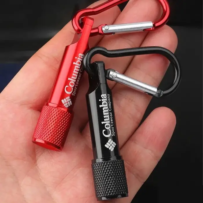 Mini torche porte-clés pendentif avec batterie Portable petite lumière lampe de poche LED voiture po