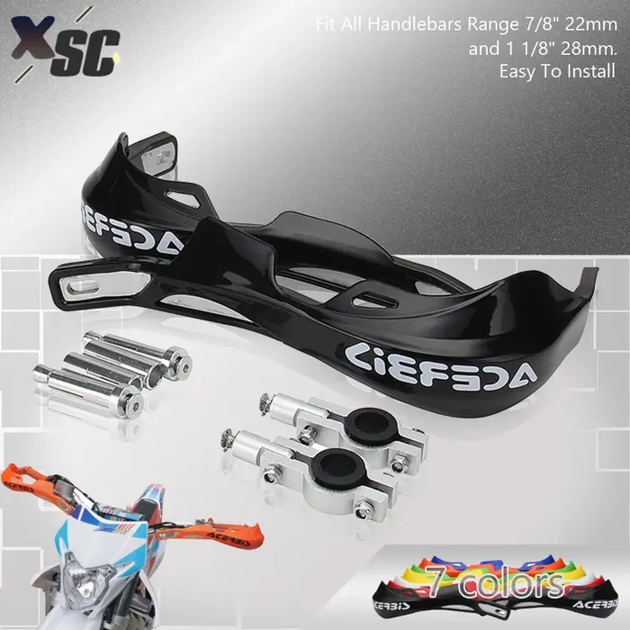 Protège-mains de moto pour KTM HONDA YAMAHA YZ SUZUKI Pit D343, protège-poignées, protection de guid
