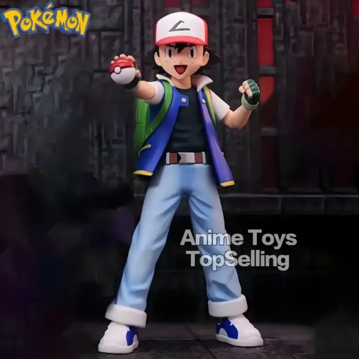 13 cm/5.1in Anime Pokemen Figure Ash Ketchum figurines d'action Pvc Collection modèle jouets pour en