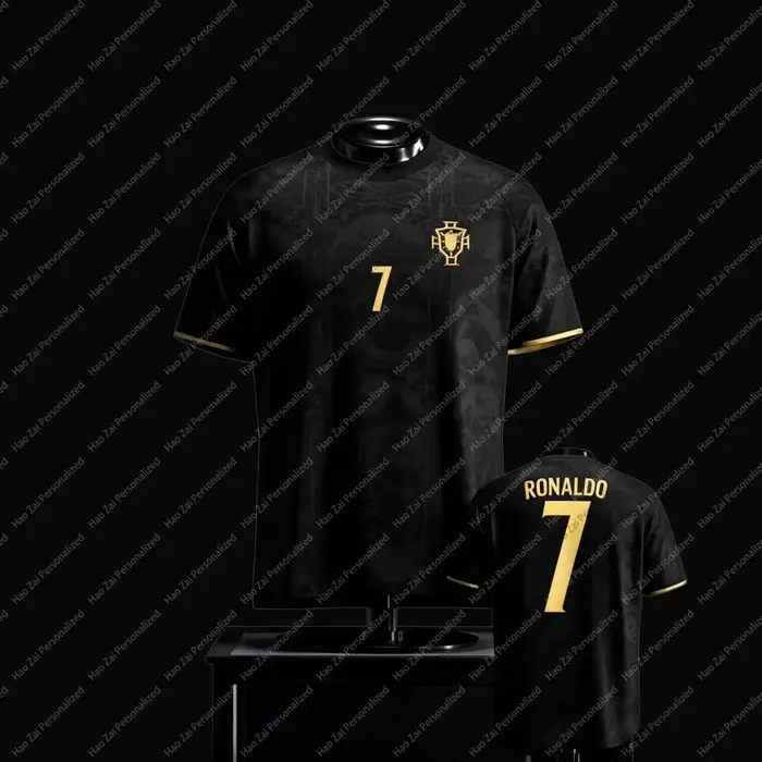 Maillot/T-shirt édition fan de l'équipe nationale du Portugal 2026 : Cristiano Ronaldo # 7 Vitinha #