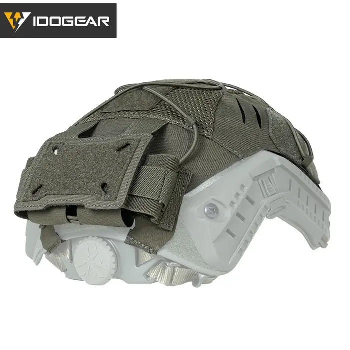 Couvre-casque nylon chasse IDOGEAR avec poche batterie NVG accessoire tactique 3813
