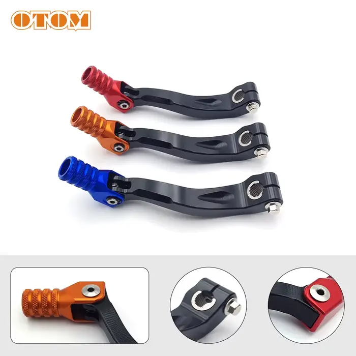 OTOM – levier de changement de vitesse en aluminium CNC NC450, manchon en fer incrusté pour Kayo BOS