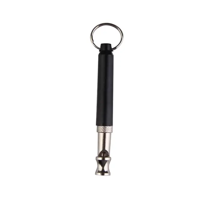 Sifflet d'entraînement ultra sonique pour animaux de compagnie, porte-clés portable, fournitures pou