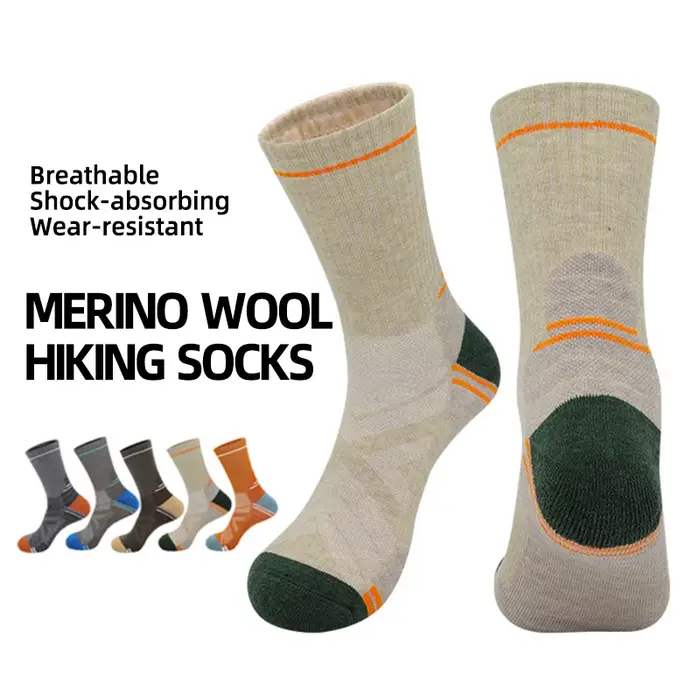 Chaussettes chasse hiver laine mérino homme femme - Confort chaud randonnée camping sport