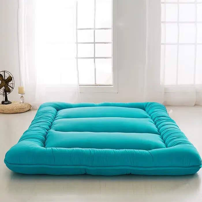 Matelas tatami épais de style japonais, artefact de sol de chambre paresseux, tapis de ménage, matel