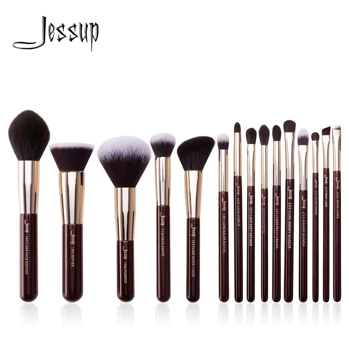 Essup – akeup rofessionnelle, 15 pièces, rush, owder, yesshadow, oner, lustré, prêt, infandel/olden