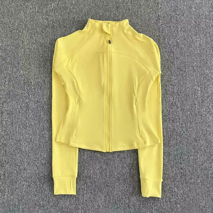 Veste de sport haut de gamme pour femmes, pour course à pied, fitness, exercice, avec col montant, m