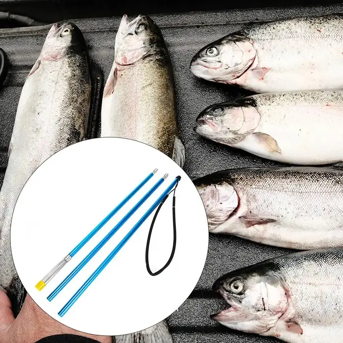 Rayons de pêche Gaffs tige télescopique barbelés fourchette harpon chasse poisson outil en alliage d
