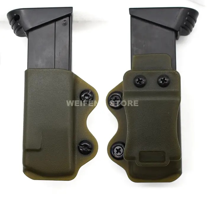 Étui de chasse Kydex IWB Mag porte-magasin pour Gläck 17 19 26 23 27 31 32 33 occasions de chasse chasseur polyvalent noir gris rouge vert blanc