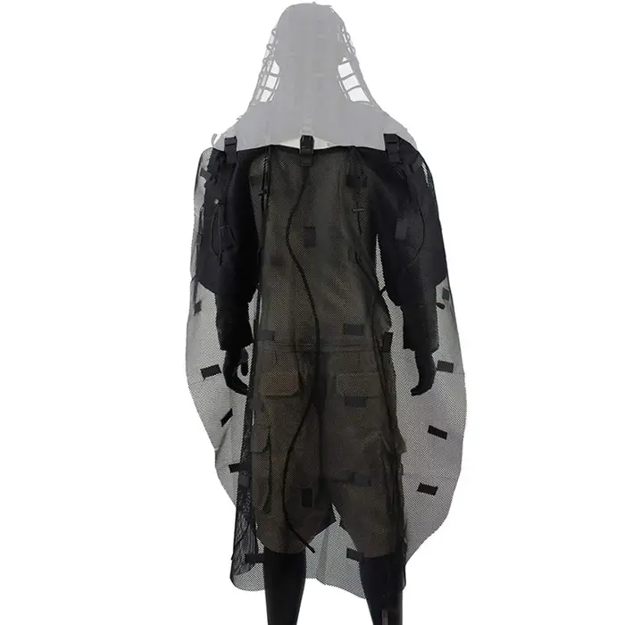 Cape Ghillie respirante pour fond de teint Ghillie, multicolore, pour la chasse, la Sniper, l'airsof