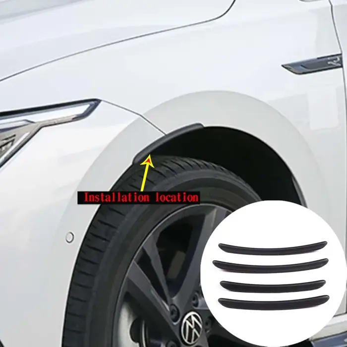 Pour Volkswagen Golf 8 voiture garde-boue évasés garde-boue arc roue sourcil lèvres bandes autocolla