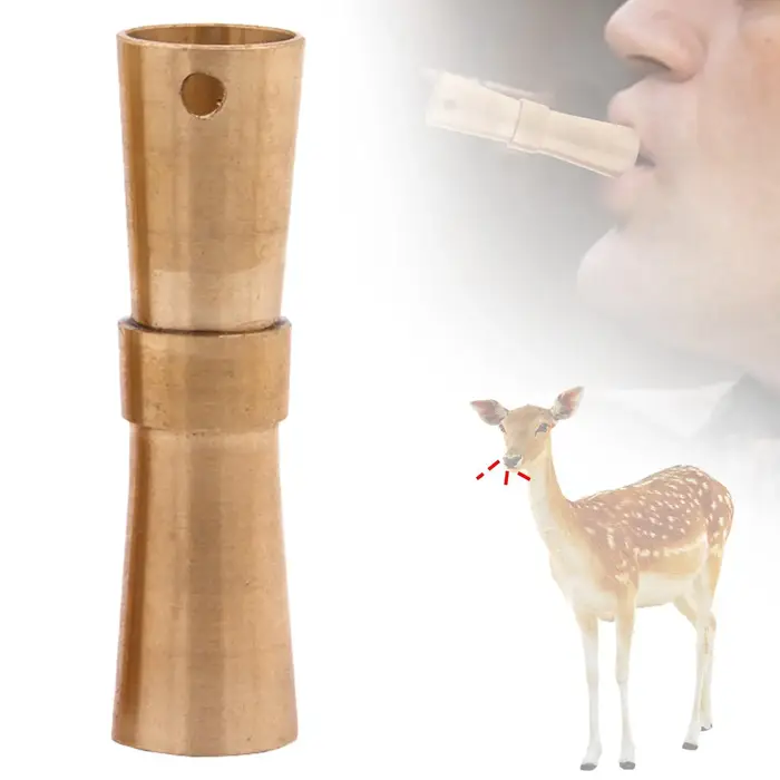Appeaux chasse animaux laiton portable stable - Accessoires décoy lanyard professionnels pour chasse extérieure